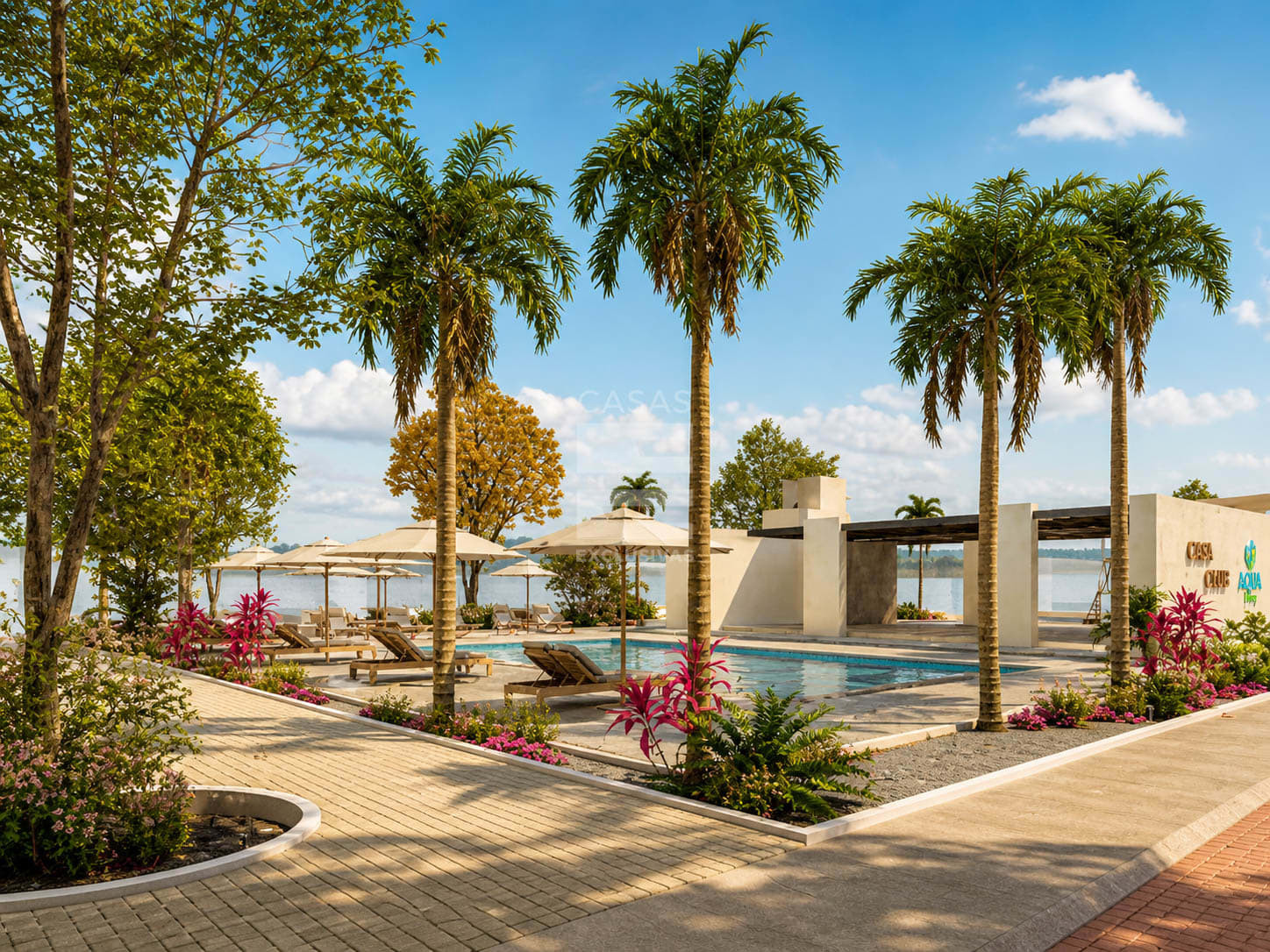Casa en venta en Aqua Living Villa de Álvarez con terreno excedente, 2 recámaras y casa club 4